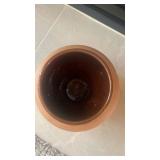 Vintage Frankoma 22A Planter - Terra Cotta Pot With Pedestal Base