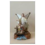 Roman Inc Guardian Angel With Children Figurine - 1994