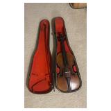 Violin with Bow in Red Case - Strad Wiener Orchestra Label