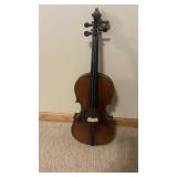 Violin with Bow in Red Case - Strad Wiener Orchestra Label