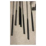 Vintage 1930s Ladies Golf Club Set in Leather Carry Bag - Irons & Woods