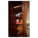 Antique French Country Armoire with Full-Length Mirror - Antique-Style Carved Wood