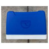 Igloo Cooler - Blue Body with White Lid, Portable Ice Chest