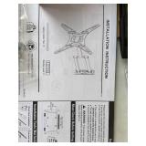 MountUp Full-Motion TV Wall Mount - Black, VESA 400x400 mm, Hardware Included