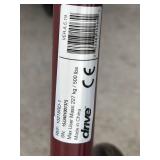 Drive DeVilbiss 4-Wheel Rollator Walker with Basket, 500 lb Capacity