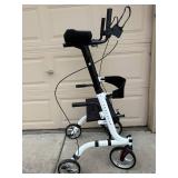 ELENKER 4-Wheel Rollator Walker with Forearm Cradles & Seat