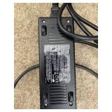 Small Adult or Child Power Wheelchair - Purple/Black Pattern with Under-Seat Battery & Left Joystick