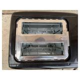 BlendJet Portable Blenders (2-Pack) - Rise Clear View Toaster - Turquoise Glass Goblets - Wire Basket