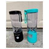 BlendJet Portable Blenders (2-Pack) - Rise Clear View Toaster - Turquoise Glass Goblets - Wire Basket