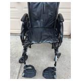 Drive Silver Sport Series Wheelchair - 350 lb Capacity, Black