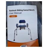 VOCIC AX19 Bathtub Sliding Swivel Bench