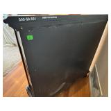 Filipino-Made Burl Wood Console Cabinet With Ornate Carved Panels