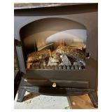 Dimplex Electric Fireplace Stove 120V 1500W Glass Door