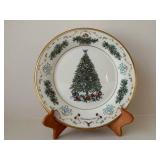 Lenox Blue Spruce Christmas Plate - Canada Limited Edition 2003