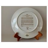 Lenox Blue Spruce Christmas Plate - Canada Limited Edition 2003