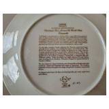 Lenox Blue Spruce Christmas Plate - Canada Limited Edition 2003