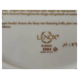 Lenox Blue Spruce Christmas Plate - Canada Limited Edition 2003