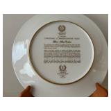 Lenox Blue Atlas Cedar Christmas Plate - 1983 Limited Commemorative Issue