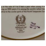 Lenox Douglas Fir Christmas Plate - 1976 Limited Commemorative Issue
