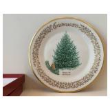 Lenox Christmas Plate - Balsam Fir, 1979 Limited Commemorative Issue