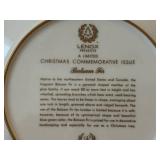 Lenox Christmas Plate - Balsam Fir, 1979 Limited Commemorative Issue