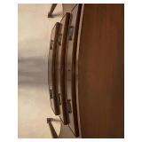 Paul Weiss Co. Vintage Walnut Sideboard Buffet with 3-Drawer Center Bank & End Cabinets