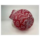 Fenton L. G. Wright Daisy & Fren Glass Pitcher