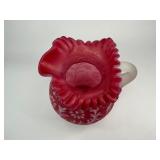 Fenton L. G. Wright Daisy & Fren Glass Pitcher