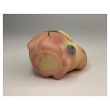 Fenton Burmese Art Glass Bunny Rabbit Uranium Glass