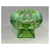 Jefferson Glass Opalecent Rose Glass Bowl