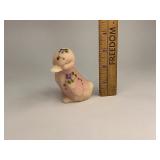 Fenton Burmese Art Glass Duck Uranium Glass