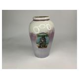 The Jonroth Studios Scuba Deep Sea Sponge Diver Ceramic Vase -Tarpon Springs, Florida