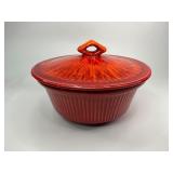 #220 USA California Original Orange Casserole Dish