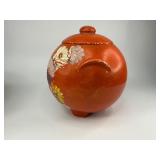 Ransburg Pottery Orange Cookie Jar