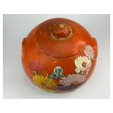Ransburg Pottery Orange Cookie Jar