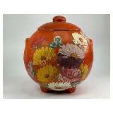 Ransburg Pottery Orange Cookie Jar