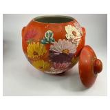 Ransburg Pottery Orange Cookie Jar