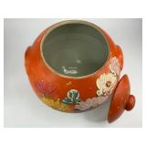 Ransburg Pottery Orange Cookie Jar