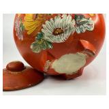 Ransburg Pottery Orange Cookie Jar