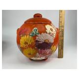 Ransburg Pottery Orange Cookie Jar