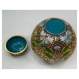 Chinese Cloisonné Ginger Jar