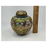 Chinese Cloisonné Ginger Jar