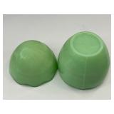 Jadeite Green Milk Glass Easter Egg Candy Trinket Dishes