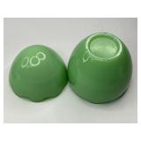 Jadeite Green Milk Glass Easter Egg Candy Trinket Dishes