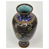 Japanese Cloisonné Meiji Period Vase