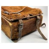 Swiss Army Cowhide Fur Backpack