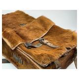 Swiss Army Cowhide Fur Backpack
