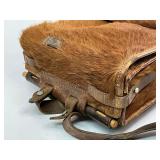Swiss Army Cowhide Fur Backpack