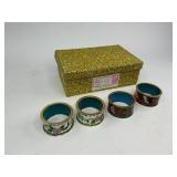 Chinese Cloisonné Napkin Rings