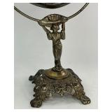 Antique Art Nouveau Oval Vanity Mirror
